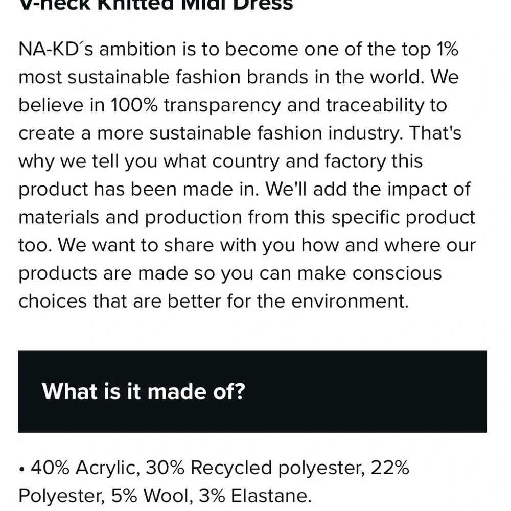 V-neck Knitted Midi Dress European brand NOT FOR SALE - Picture 7 of 9